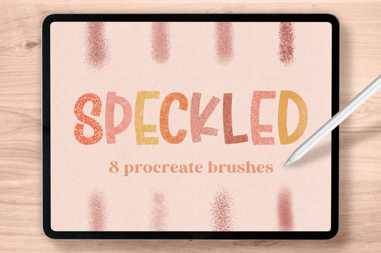 Speckled Procreate Brushes