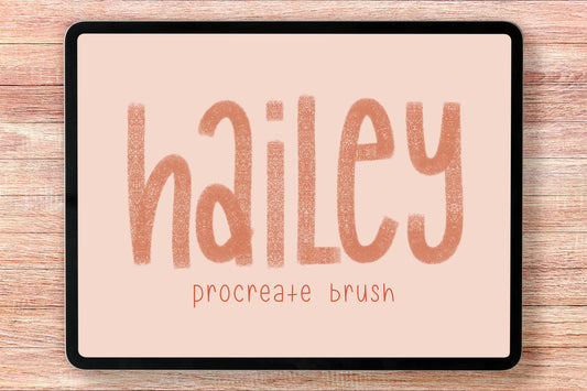 Hailey Procreate Lettering Brush