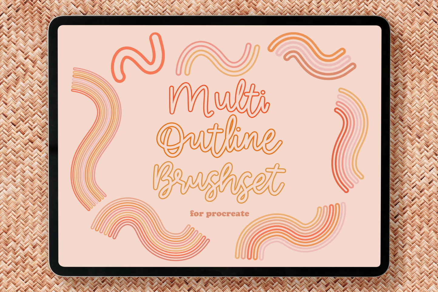 Multi Outline Procreate Brushes