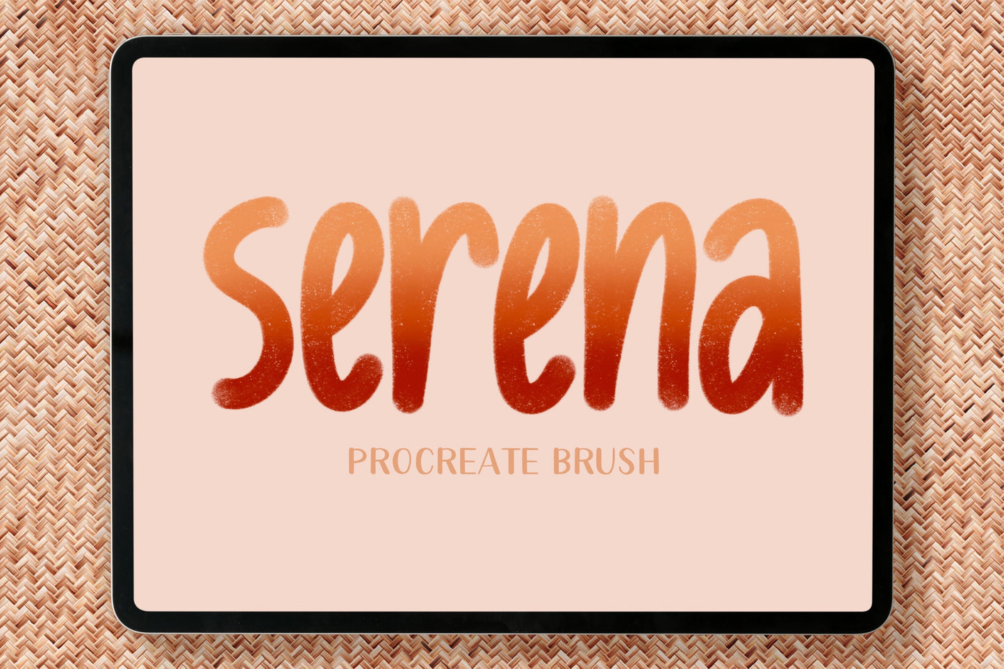 Serena Procreate Lettering Brush