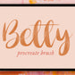 Betty Procreate Lettering Brush
