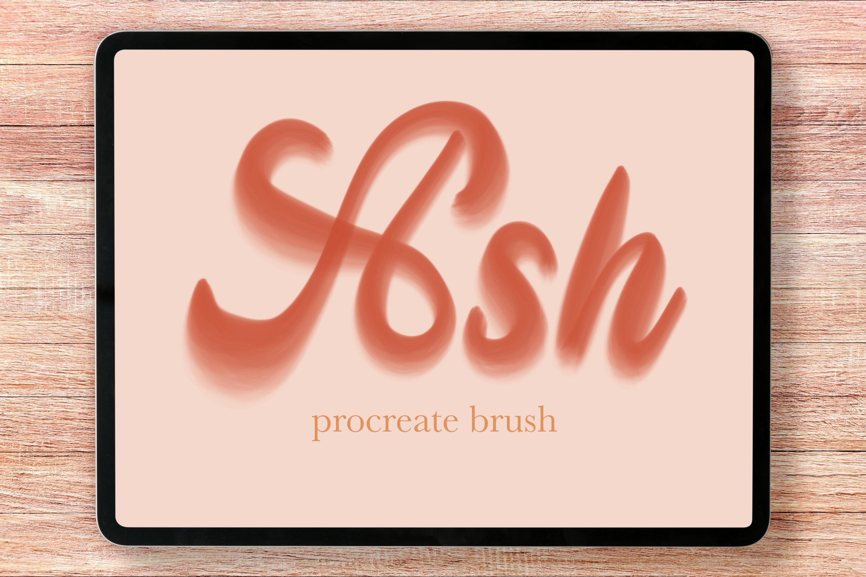 Ash Procreate Lettering Brush – The Creative Bix