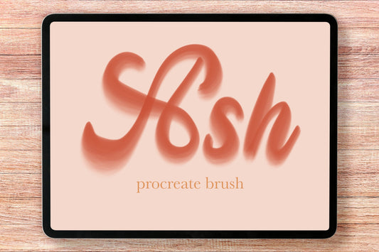 Ash Procreate Lettering Brush