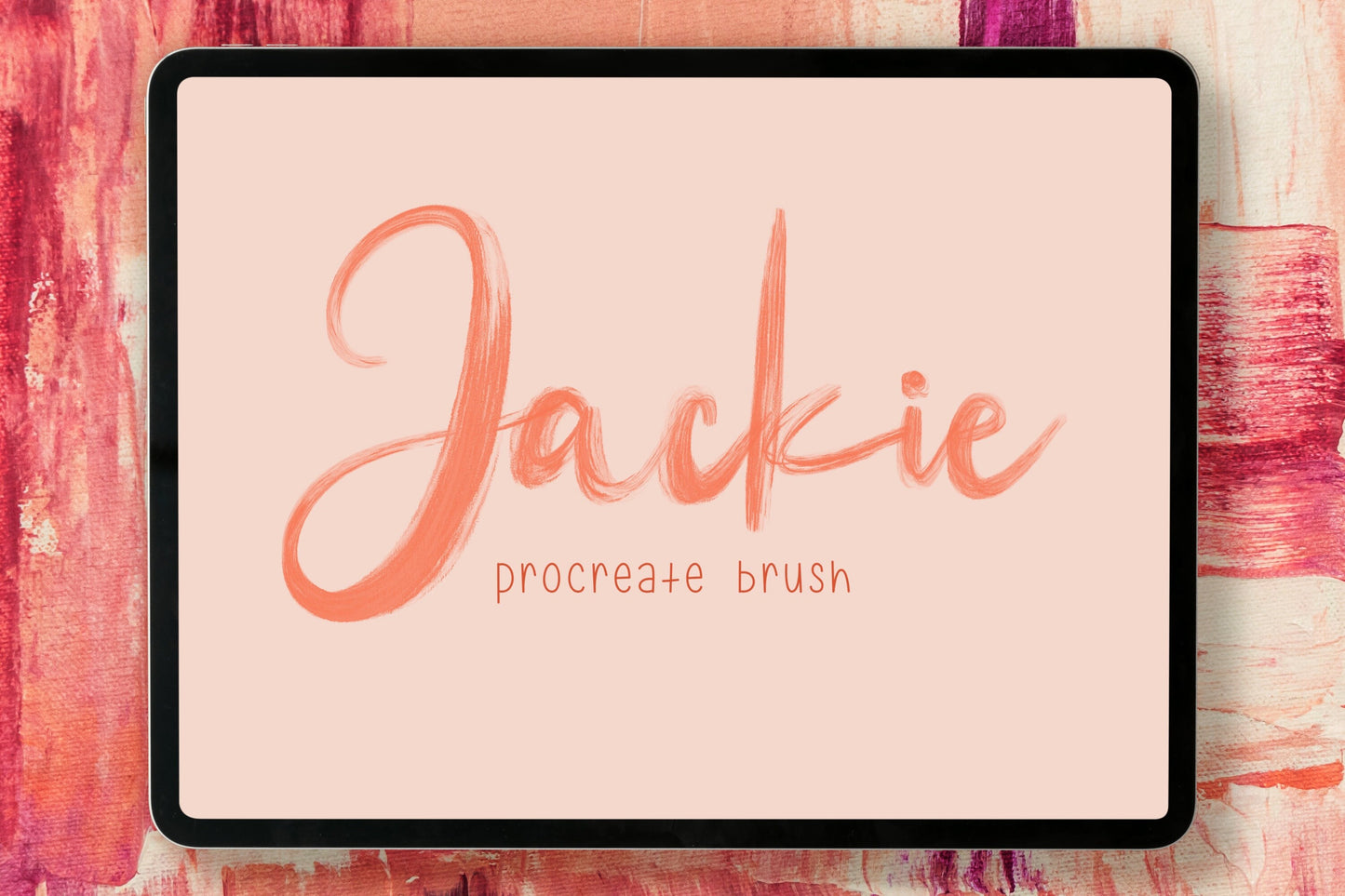 Jackie Procreate Lettering Brush