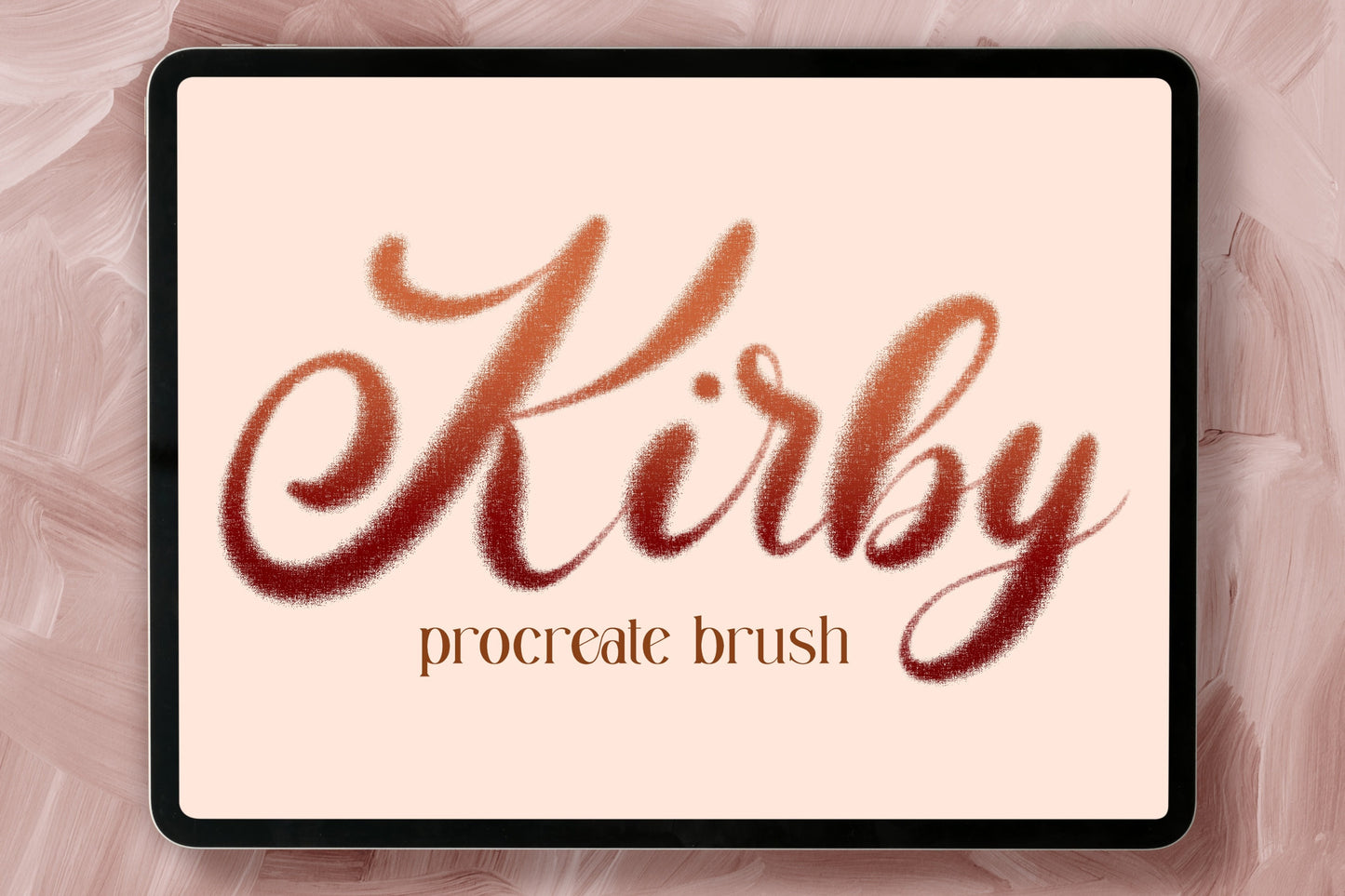 Kirby Procreate Lettering Brush