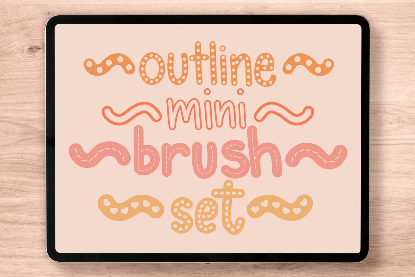 Outline Mini Procreate Brushset