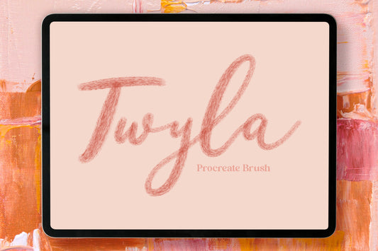 Twyla Procreate Lettering Brush
