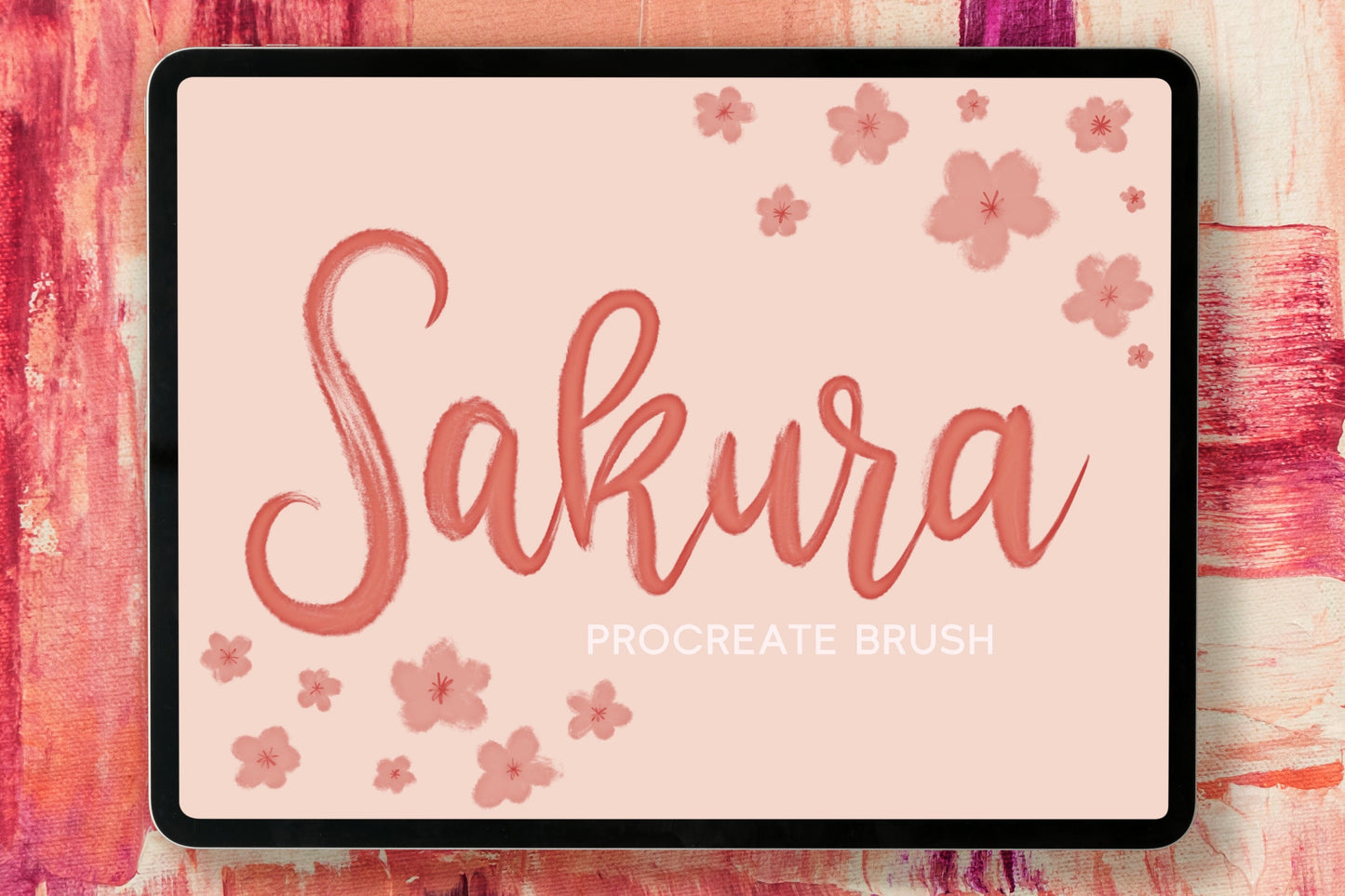 Sakura Procreate Calligraphy Brush