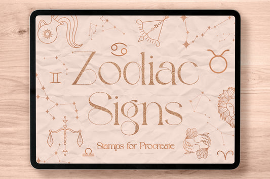 Zodiac Signs Stamps for Procreate