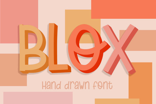 Blox Hand Drawn Font
