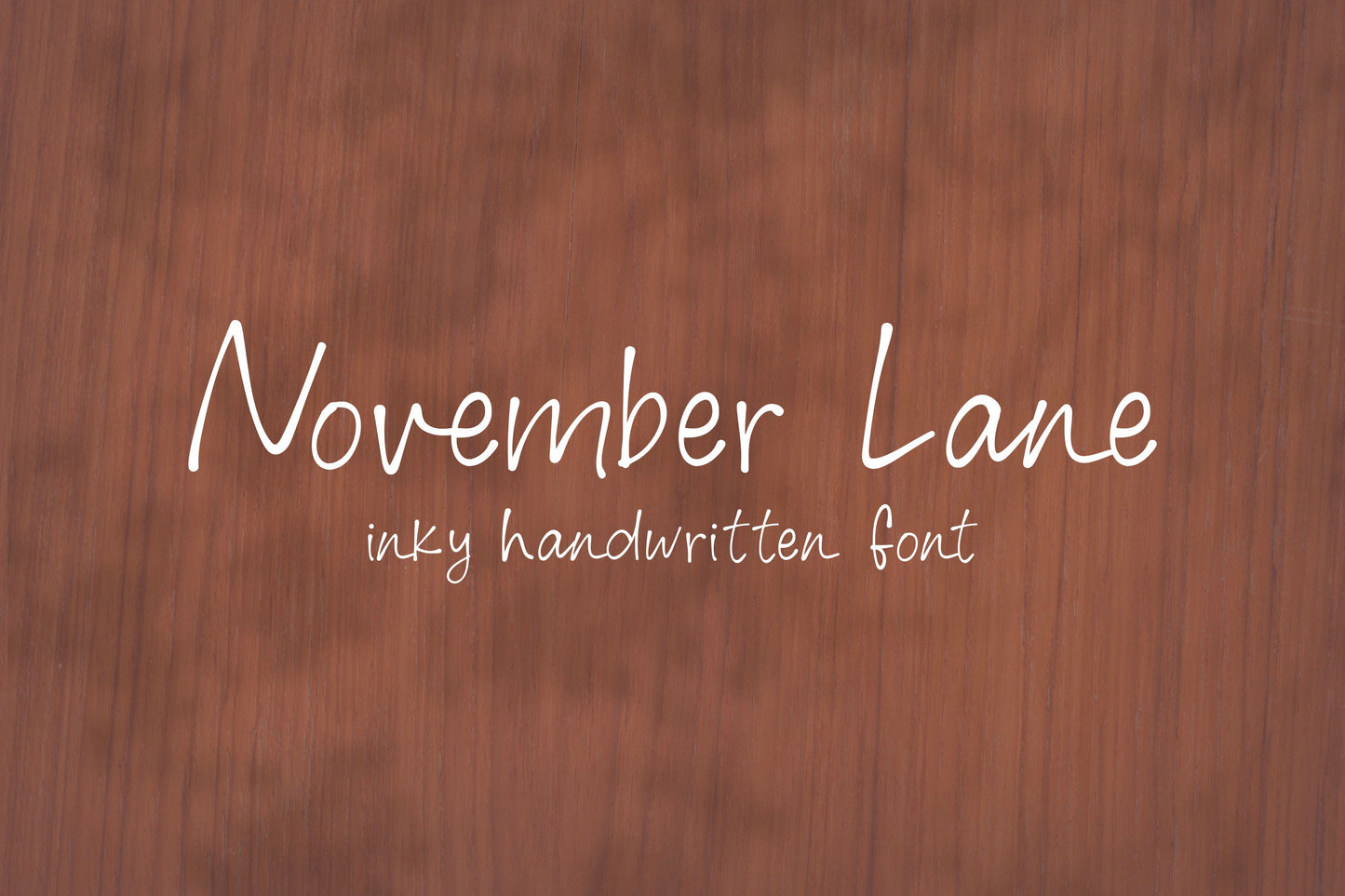 November Lane Handwritten Font