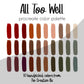 All Too Well Procreate Palette