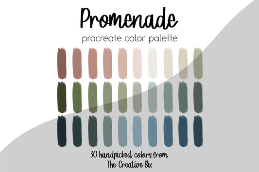 Promenade Procreate Palette