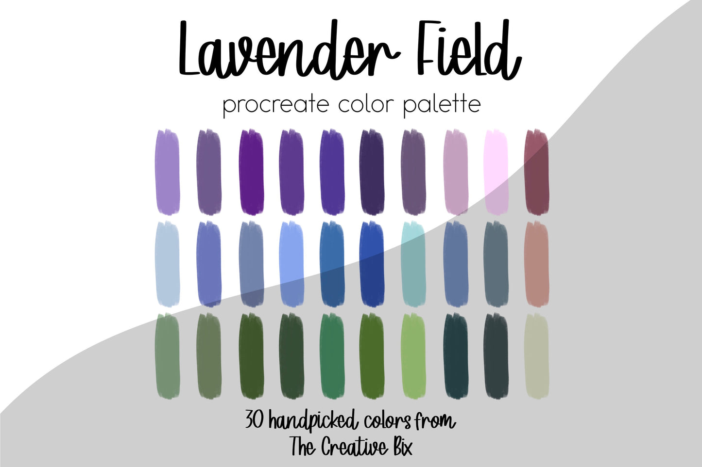 Lavender Field Procreate Palette