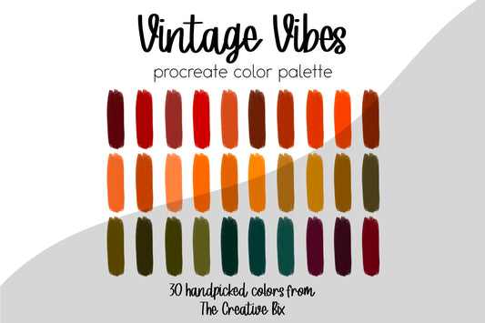 Vintage Vibes Procreate Palette