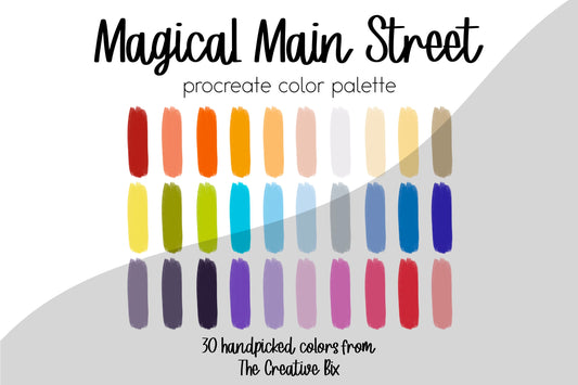 Magical Main Street Procreate Palette