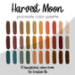 Harvest Moon Procreate Palette
