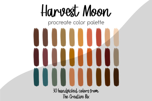 Harvest Moon Procreate Palette