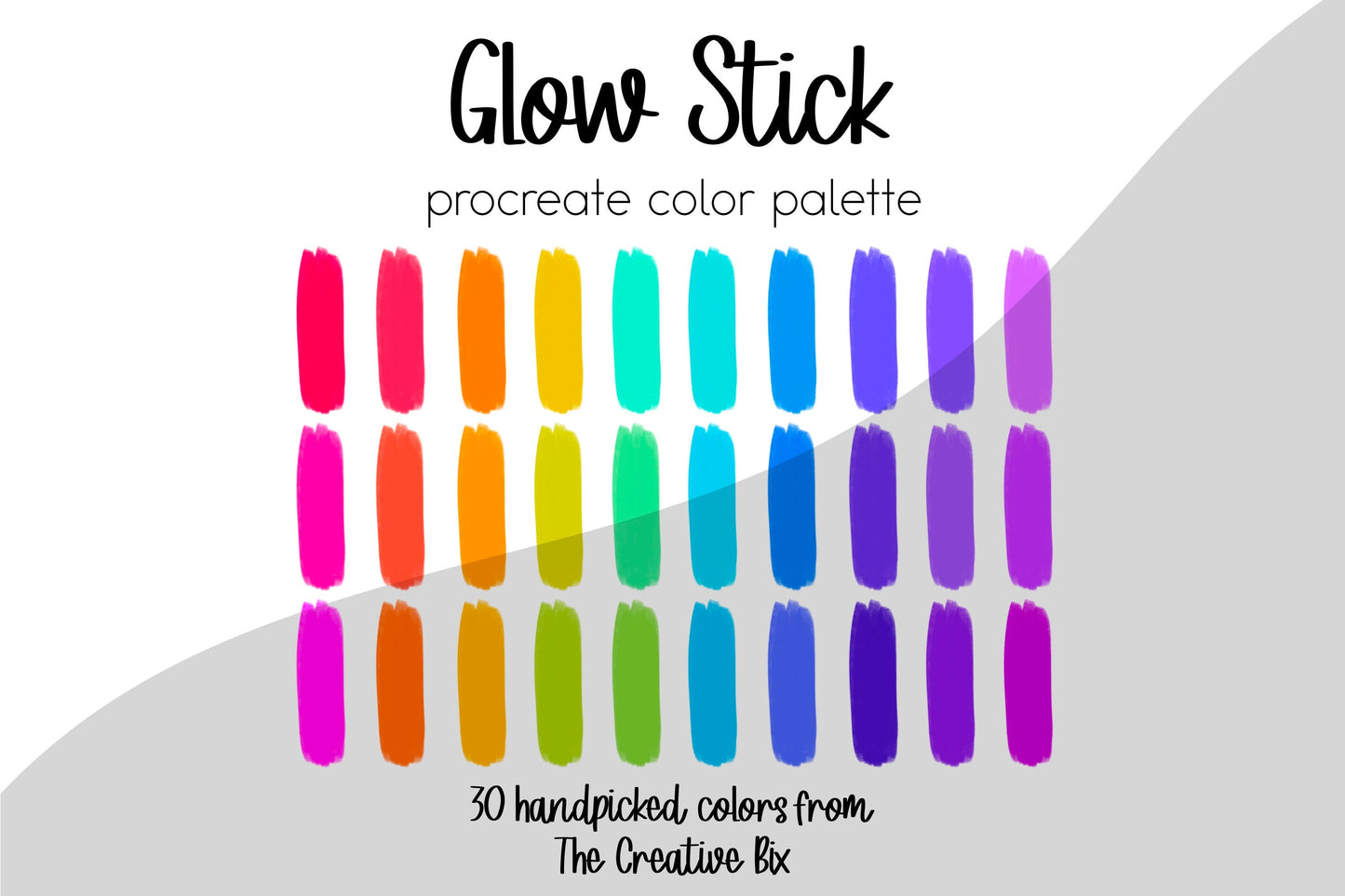 Glow Stick Procreate Palette