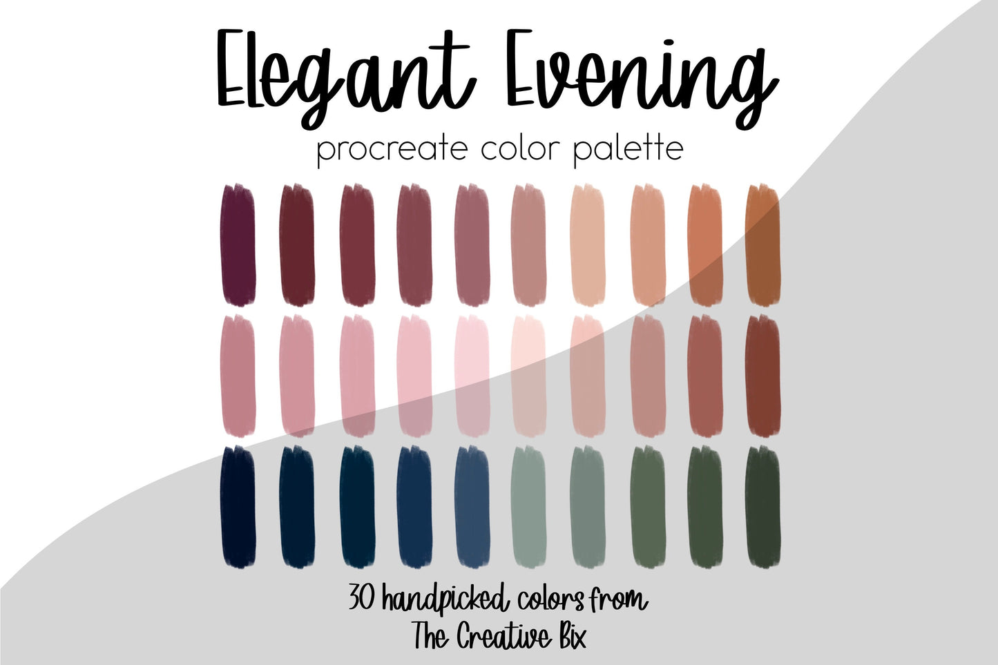 Elegant Evening Procreate Palette