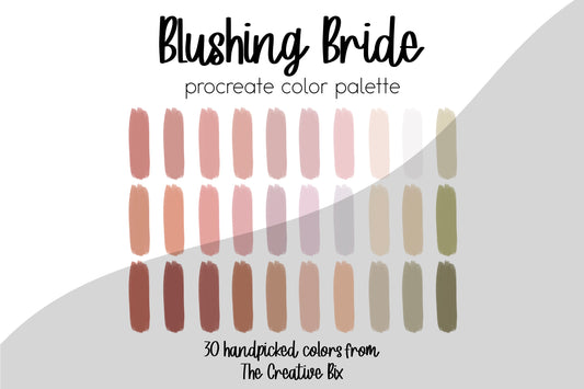 Blushing Bride Procreate Palette