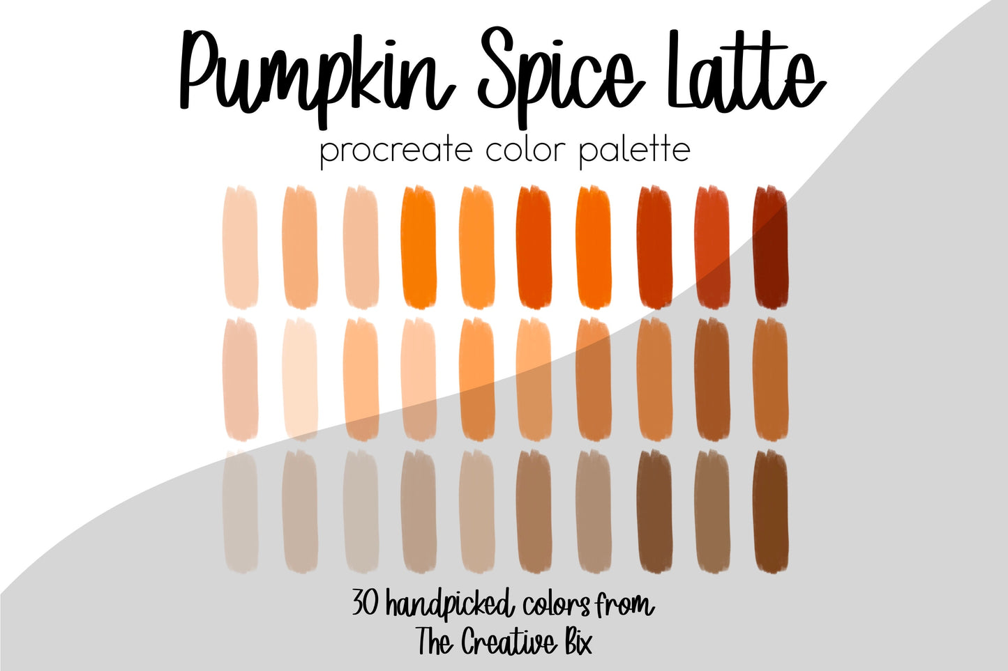 Pumpkin Spice Latte Procreate Palette