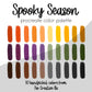 Spooky Season Procreate Palette