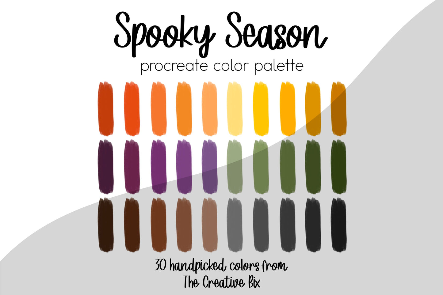 Spooky Season Procreate Palette