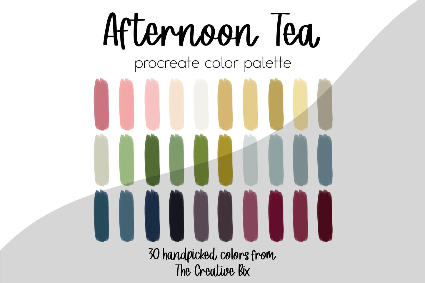 Afternoon Tea Procreate Palette