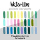 Waterlilies Procreate Palette
