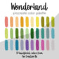 Wonderland Procreate Palette
