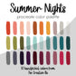 Summer Nights Procreate Palette