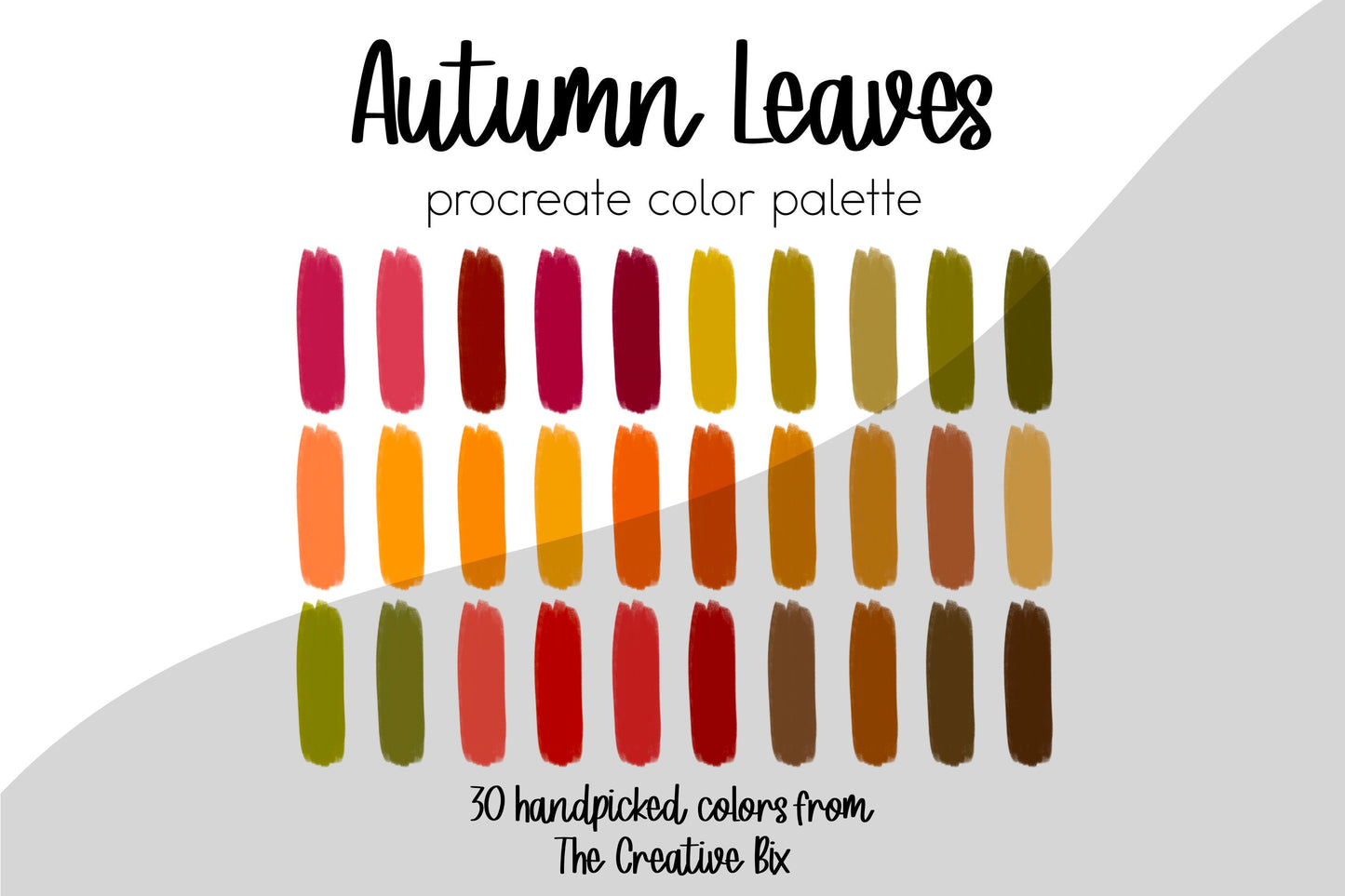 Autumn Leaves Procreate Palette