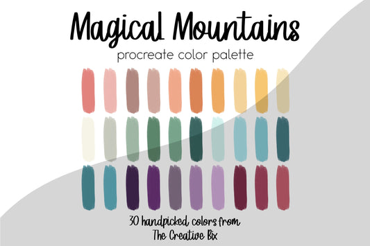 Magical Mountains Procreate Palette