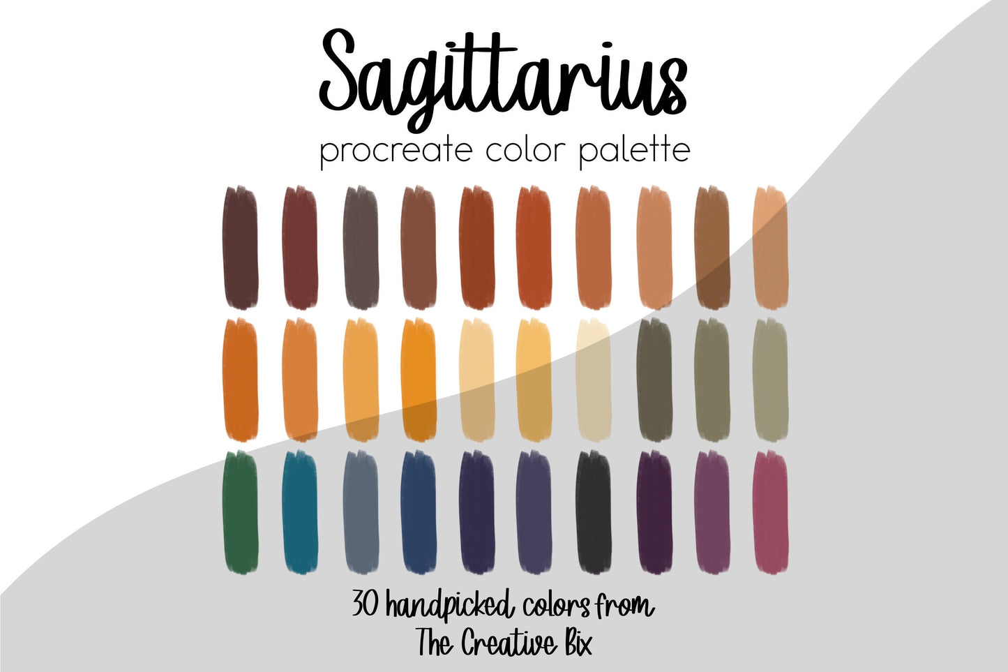 Sagittarius Zodiac Procreate Palette