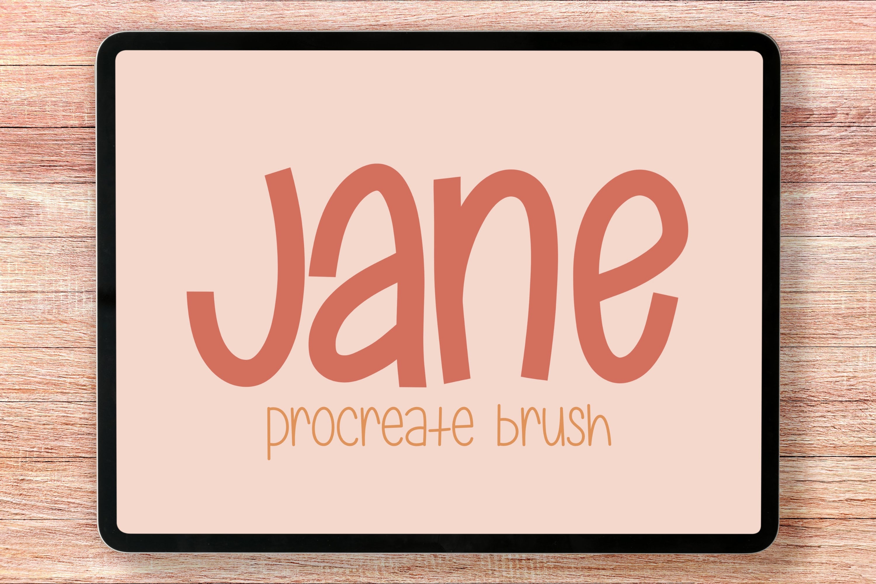 Jane Procreate Lettering Brush – The Creative Bix