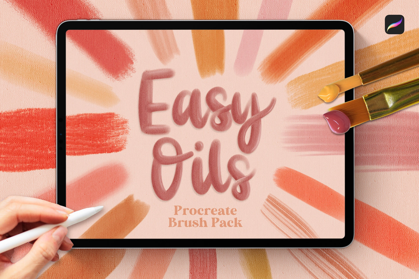 Easy Oils Procreate Brushes