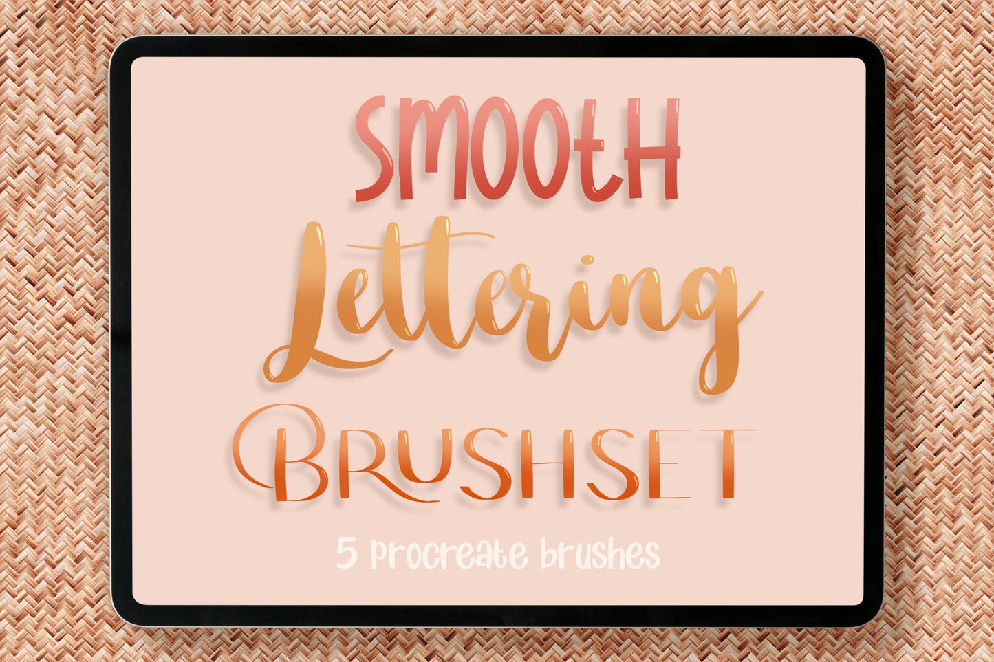Smooth Lettering Procreate Brushes