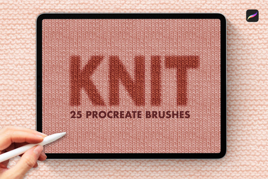 Knit Texture Procreate Brushes