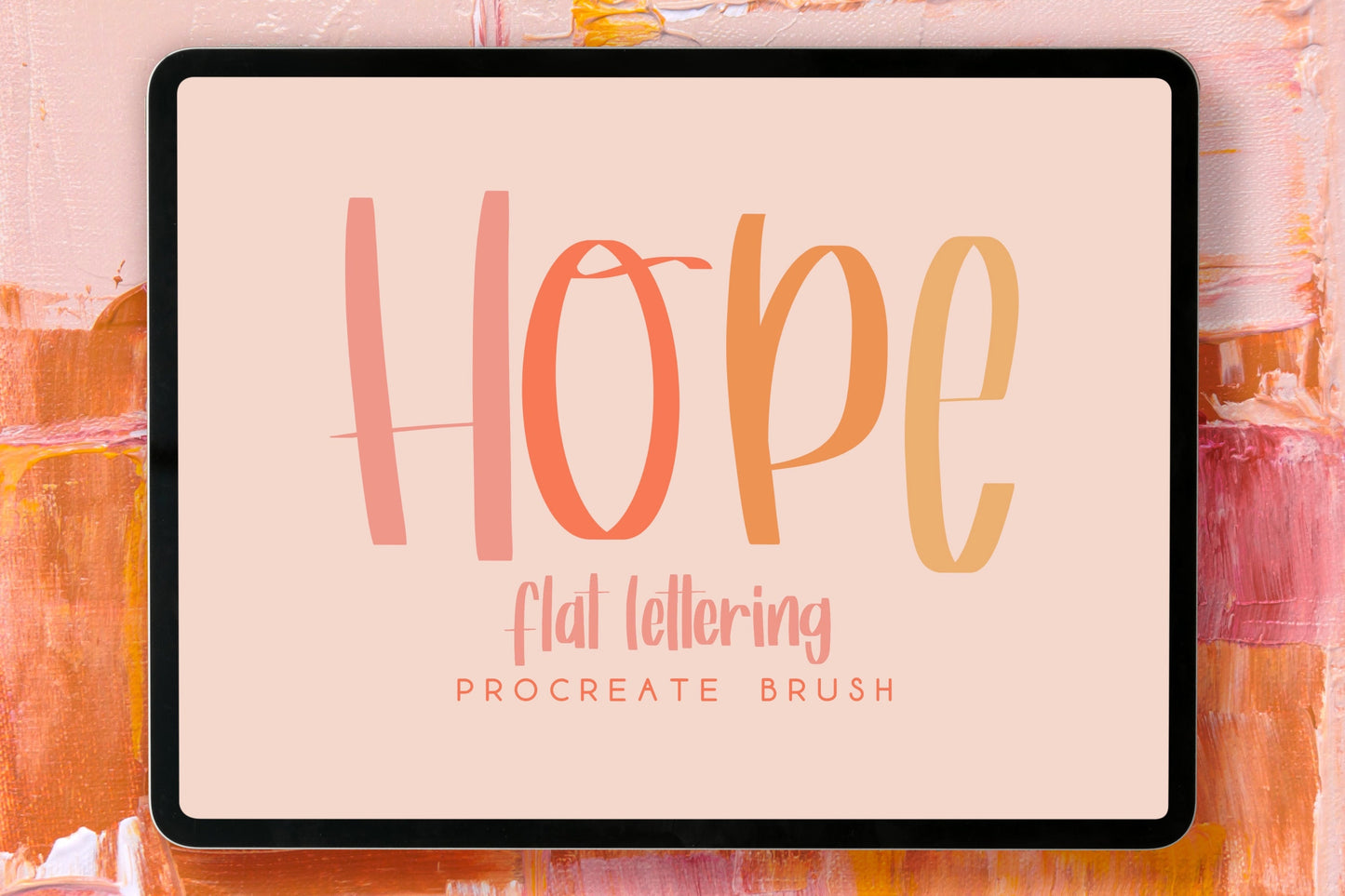 Hope Procreate Lettering Brush