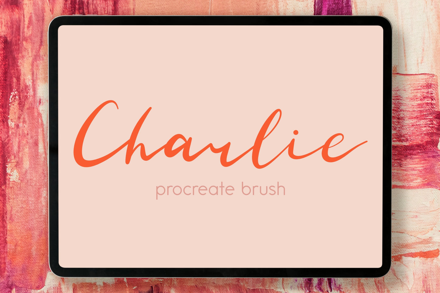 Charlie Lettering Procreate Brush