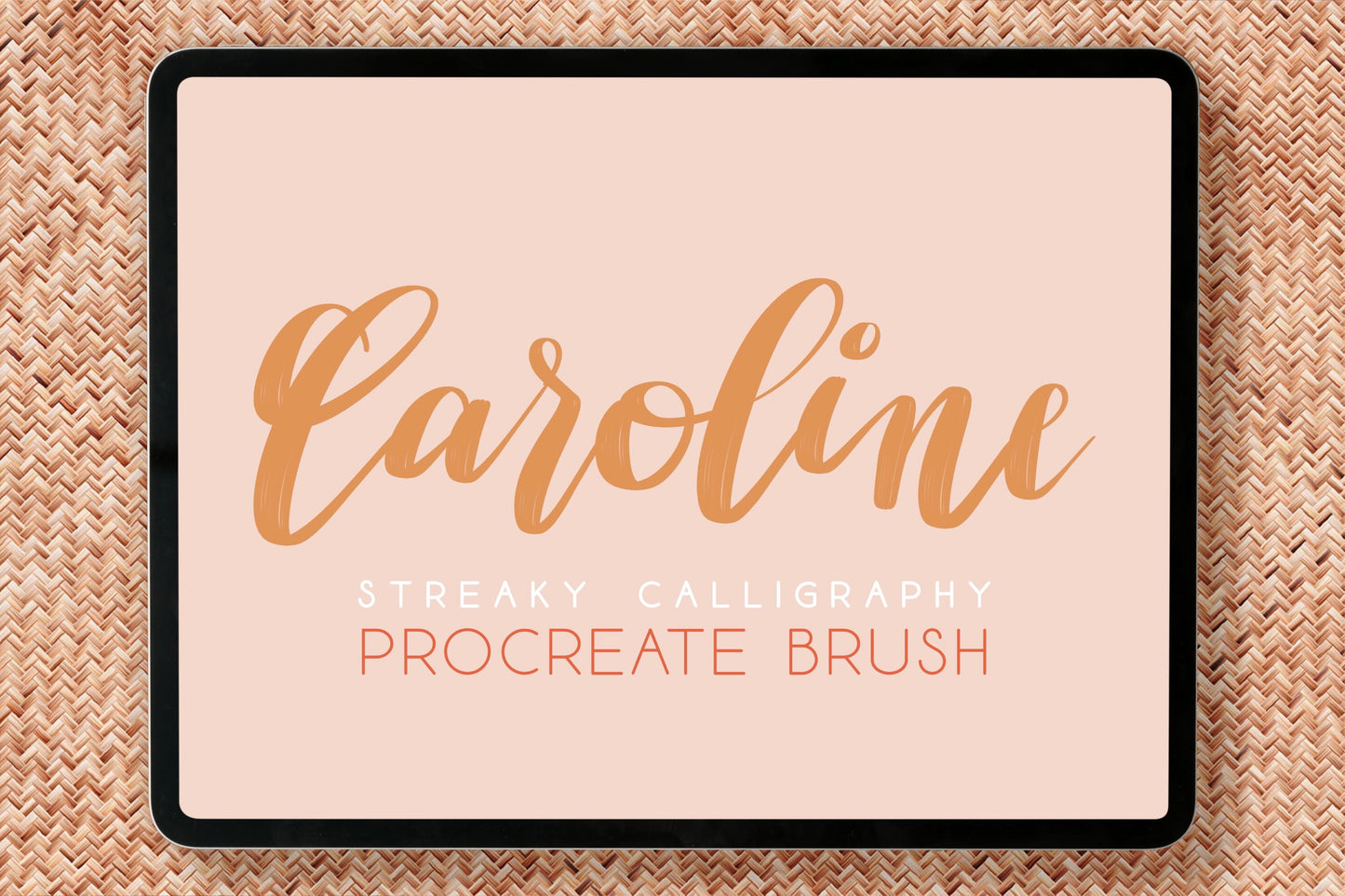 Caroline Procreate Lettering Brush