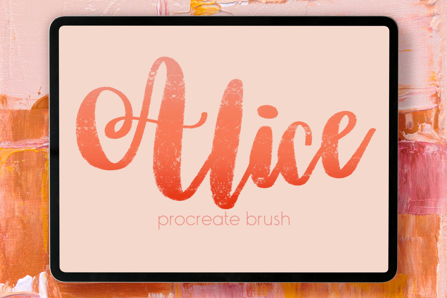 Alice Procreate Lettering Brush
