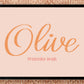 Olive Procreate Lettering Brush