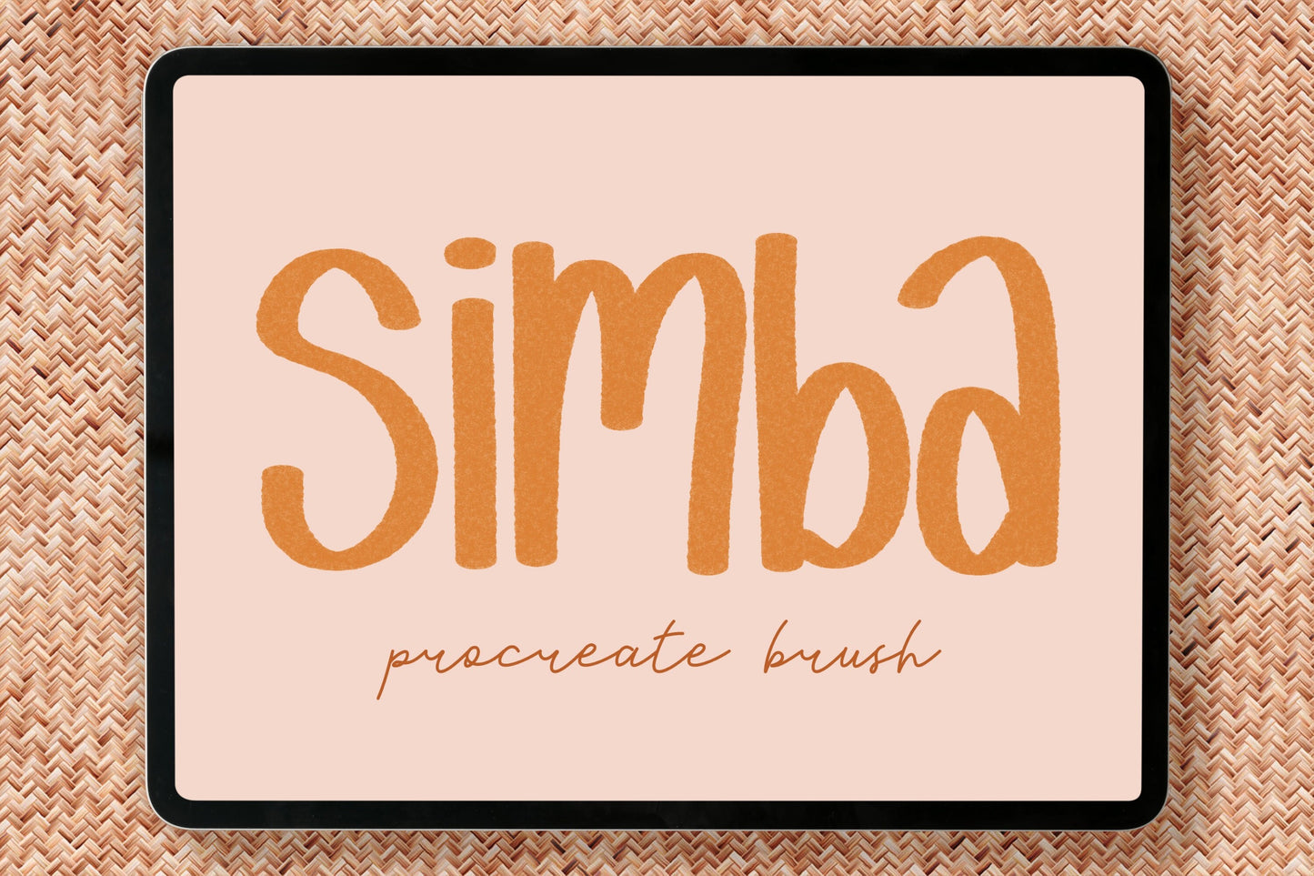 Simba Procreate Lettering Brush