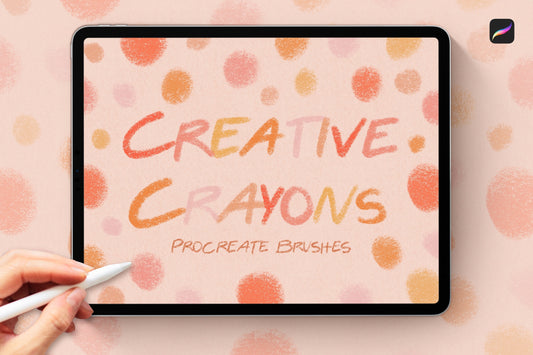 Creative Crayons Procreate Brushes