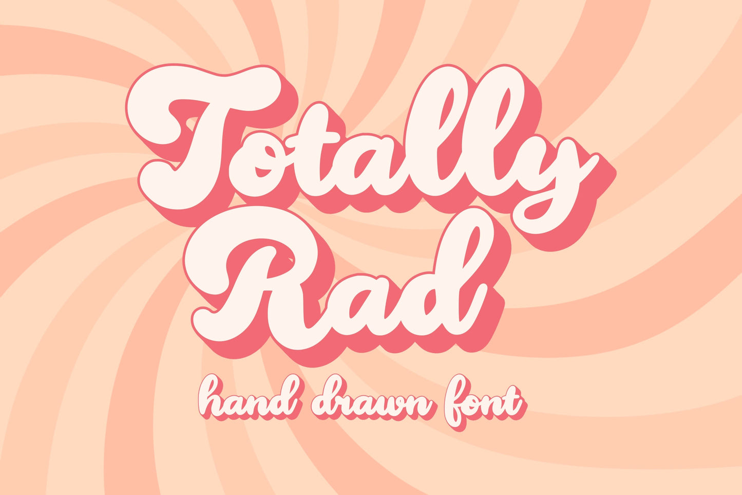 Totally Rad Hand Drawn Font