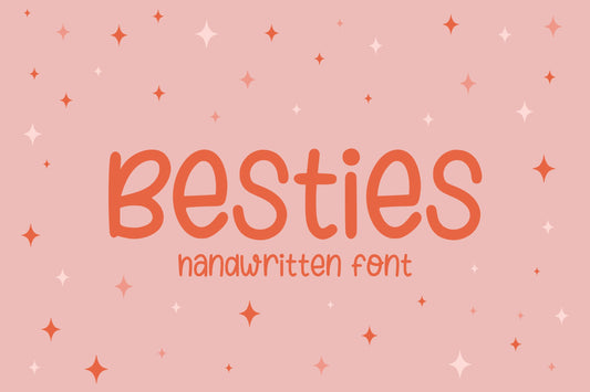 Besties Handwritten Font