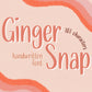 Ginger Snap Handwritten Font