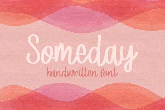 Someday Handwritten Font